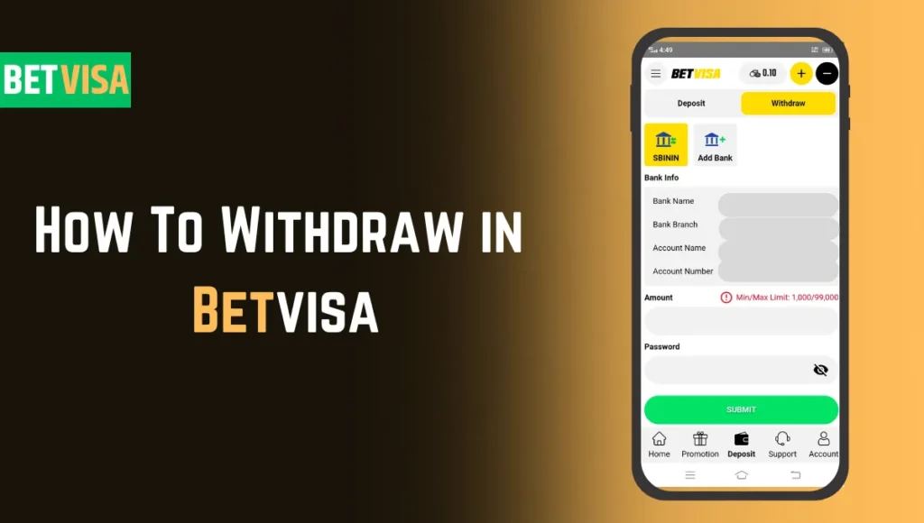 How To Withdraw in Betvisa